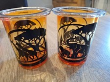 Partylite Afrika Safari  2er Set Giraffe Und Elefant