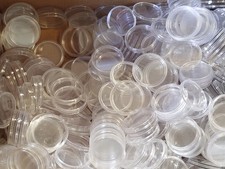 Münzkapseln gebraucht für 10 Euro Gedenkmünzen / 100 Stück / portofrei