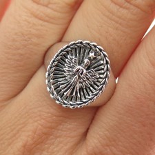 Jai by John Hardy Sterlingsilber Schutzengel Watch Over Me Ringgröße 8,25