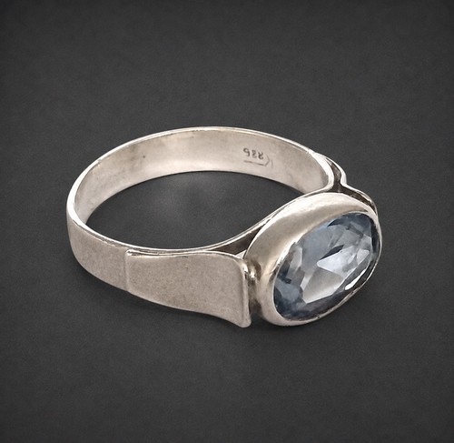 Ring bandring mit naturstein - bandring,
