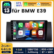 Wifi Bluetooth Android 13 Autoradio GPS Navi PLayer USB DAB+ Für BMW E39 5er 64G