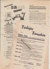 2x "Farbiges Fernsehen"