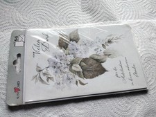 Trauerkarten Danksagung 5 Stück Briefumschläge Kleben Nicht 