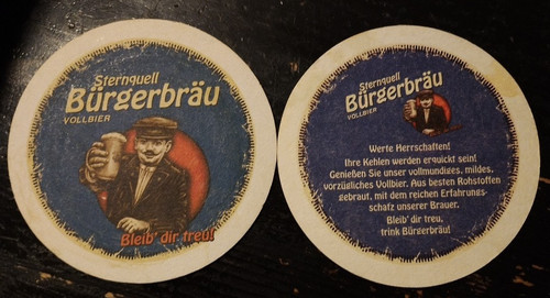 Bierdeckel plauen sternquell - plauen,