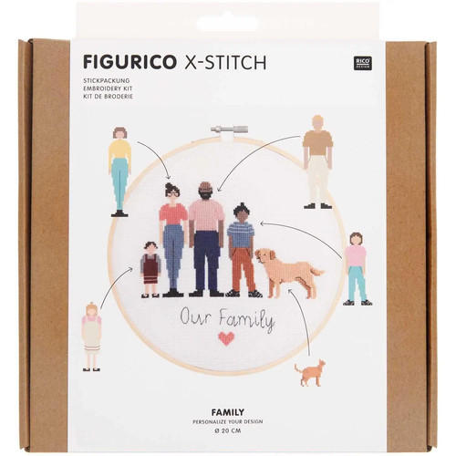 Stickpackung figurico family - stickpackung,