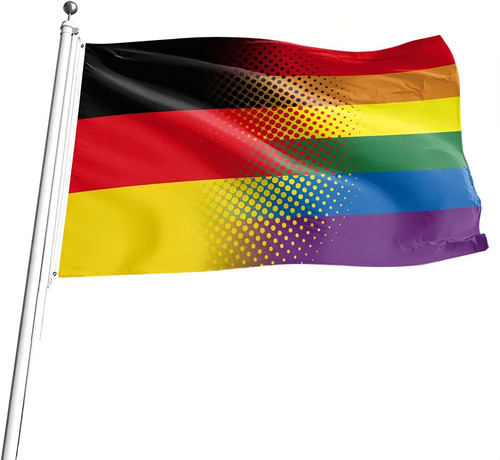 Regenbogen flagge deutschland - regenbogen,