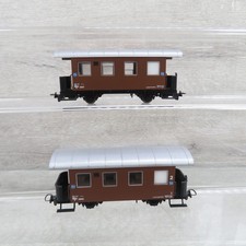 LILIPUT 703 31 + 703 32 - HOe - ÖBB - 2x Personenwagen 3857, 3866 - #Y13346