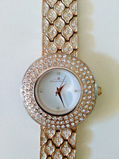 Damenuhr Senso di Donna, Japan movt. Sekundenzeiger, Steinbesatz Uhr + Armband