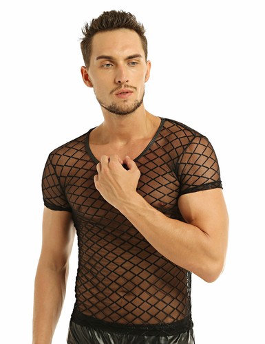 Herren netz shirt - netz, t-shirt