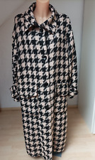 Souvenir Mantel Hahnentrittmuster braun/schwarz - Gr. M - made in Italy