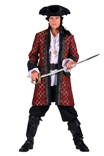Jacke pirat rot barock - pirat,