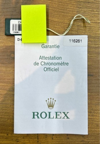 Rolex chronometer zertifikat - rolex,