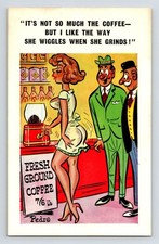 Comic Postkarte: Pedro. Coffee