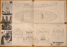 MW Bauplan: Krabbenkutter Falke / 2 Blätter A2 / doppelseitig bedruckt  1:50