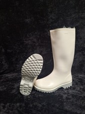 Spirale Gummistiefel weiß  