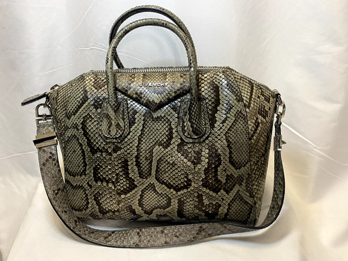 Givenchy antigona python grey - givenchy,