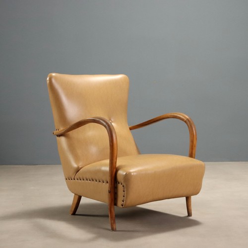 Vintage sessel buchenholz - sessel,