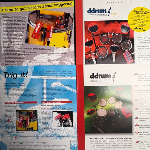 Vintage ddrums brochures - ddrums,