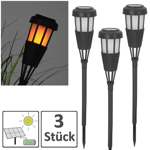 Solar flame leuchte 50cm - flame,