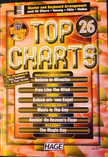 Top charts inkl karaoke cd - top, 26