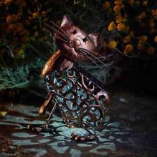 Solarleuchte Silhouette Katze