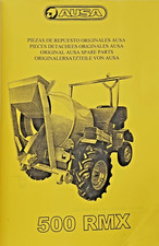AUSA Original Ersatzteilbuch - Minidumper Vorderkipper - 500 RMX - D E GB FR