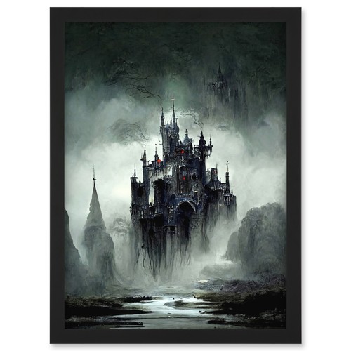 Dark gothic castle - gothic, fantasy