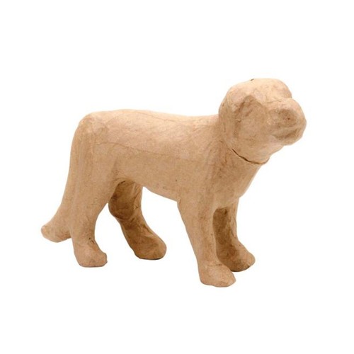 Papp figur hund zum gestalten - papp-figur,