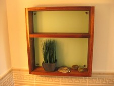 Regal "Belize" Echtholz Akazie