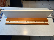 Teak Spiegel Wandspiegel und Garderobe 50er 60er Jahre Teak