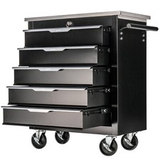 Werkstattwagen Rollwagen Werkzeugwagen Werkzeugkiste mit 5 Schubladen Toolbox