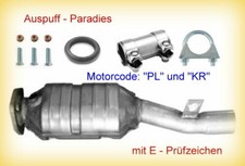 Katalysator für VW Golf II 1.8 GTi 16V 19E, 1G1 Motor: PL & KR / 95 & 102KW +Kit