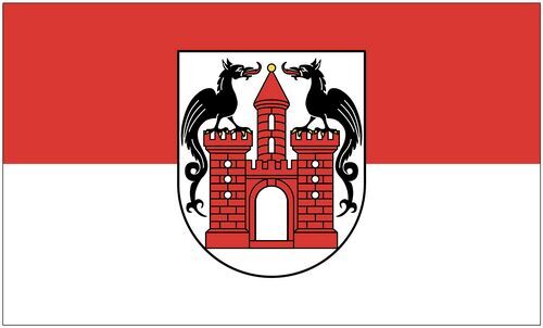 Flagge fahne wittenburg - flagge, /