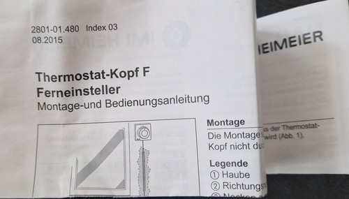 Heimeier thermostatkopf mit - heimeier,
