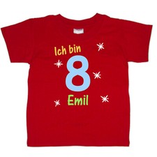 Geburtstag T Shirt  Ich bin 8