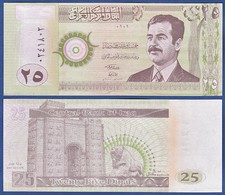 IRAK / IRAQ  25 Dinars 2001