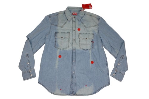 Diesel herren jeanshemd shirt - jeanshemd,
