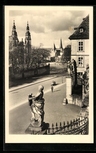 Fulda blick vom schloß - fulda,, auf