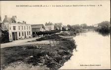 Ak Rochefort sur Loire Maine et Loire, Les Quais, le Louet,... - 2896665