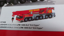 ?Herpa 317429 Liebherr Mobilkran LTM 1300-6.2 Emil Egger?1/87✨(25/61)