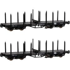 Technomodell 54406 Drehschemelwagen der DR Ep. IIIb schwarz (2 Stück) H0 + Neu