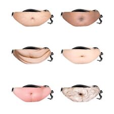 3D Herren Freizeit Bauchtasche Bierbauch Funny Lustige Tasche Gürteltasche Bags