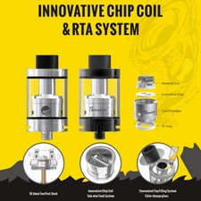 iJoy Tornado Nano Chip Coil RTA • 4 ml Tank • 24 mm Ø • Velocity-Style Deck