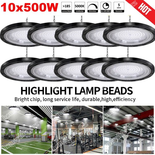 10x ufo led - led, hallenbeleuchtung