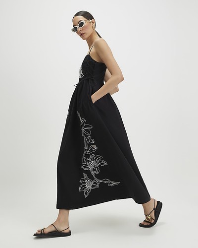 River island damen - damen, midikleid