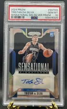 PSA10 Tristan Da Silva Panini Prizm Rookie  Auto Orlando Magic NBA Wagner POP1