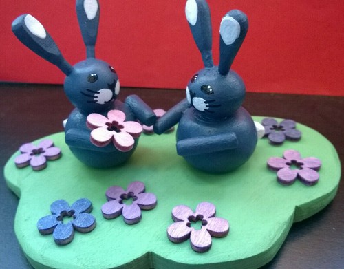Hase osterhasen deko ostern - osterhasen,