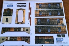 STIPP  Bastelbogen Nr. 109 Lokschuppen, 3 Blätter 1:160