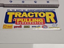 Tractor Pulling Nürburgring 1990 - Aufkleber / Sticker Werbung 