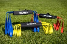 Samba Speed und Agility Hürden Trainingshilfe Springen Fußarbeit Bohrer 6-12" 6 Stück